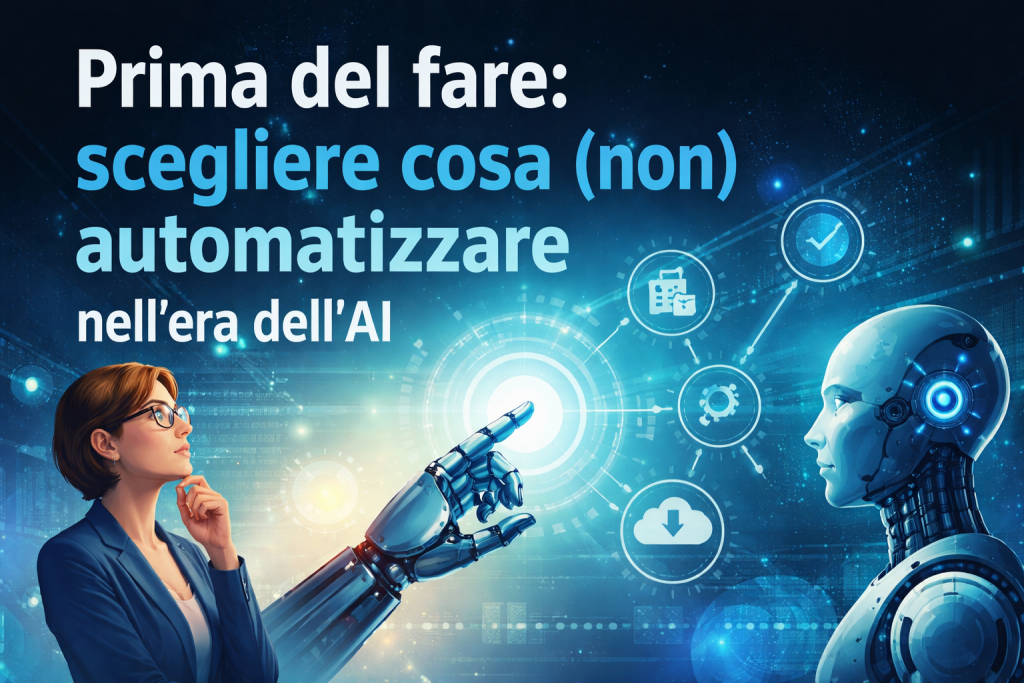 Perché oggi “automatizzare” non è una scelta neutrale